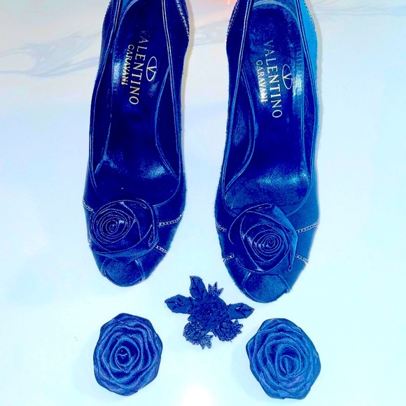 Valentino Garavani 38 Silk/leather pumps - Picture 9 of 10